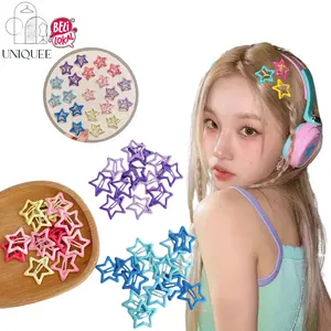 Uniqueestore JP1878 Jepit Rambut Bentuk Bintang Stars Jepitan Korea Hiasan Kepala Lucu Serbaguna Clips
