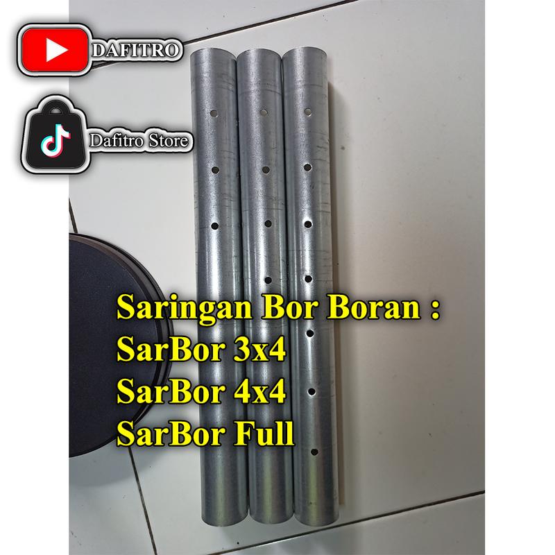 Saringan Bor Boran 3x4 4x4 SarBor Full Saringan Engker Knalpot Vario Beat Scoopy Mio Nmax Pcx Aerox Tsukigi TZM CMS Inlet 28 dan 38 Motorcycle Besi 2