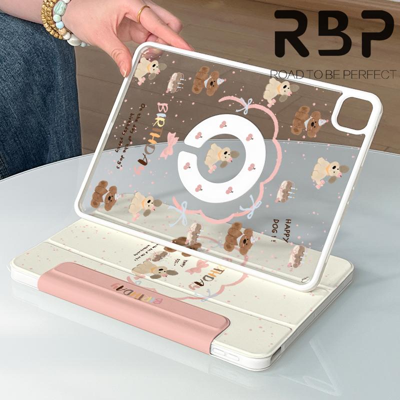 RBP Ốp iPad case Thiết Kế Đáng Yêu Từ Tính  Có Thể Tháo Rời Ốp iPad 2 Trong 1 Xoay 720 ° for iPad Air 6th 7th 13 Inch 11inch Air 4th Air 5th iPad M4 Pro 11 Inch  Pro 12.9inch  2020 2021 2022 2024 iPad 7th 8th 9th iPad 10th gen Ốp gen 11th A16 mini 6 7