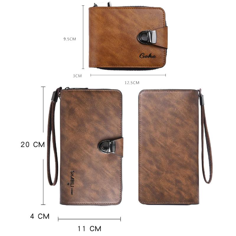 Product Introduction of Ví, ví nữ, ví nam, dài, ví cầm tay, ví đeo cổ tay, túi điện thoại di động, túi đựng tiền xu, túi đựng thẻ ID, sức chứa lớn, đa chức năng, phù hợp cho nam và nữ ví cầm tay bằng da 16