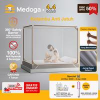 Gambar [Medoga x Bundapedia] Medoga Kelambu Minimalis Simpel Anti Jatuh Anti Nyamuk Anak Bayi Dewasa 120 160 180 200 - No Bundling, 120 x 192 dari kelambu medoga Kota Tangerang 1 Tokopedia