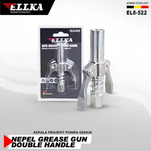 ELLKA NOZEL GREASE GUN MODEL JEPIT KEPALA POMPA GEMUK