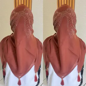 HIJAB PAYET PITA FULL SILVER MEWAH (TASEL SULTAN MINI)