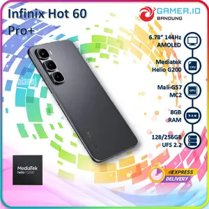 Infinix Hot 60 Pro Plus 4G LTE Helio G200 8GB 128/256GB 6.78" AMOLED 144Hz 50MP Camera Garansi Resmi