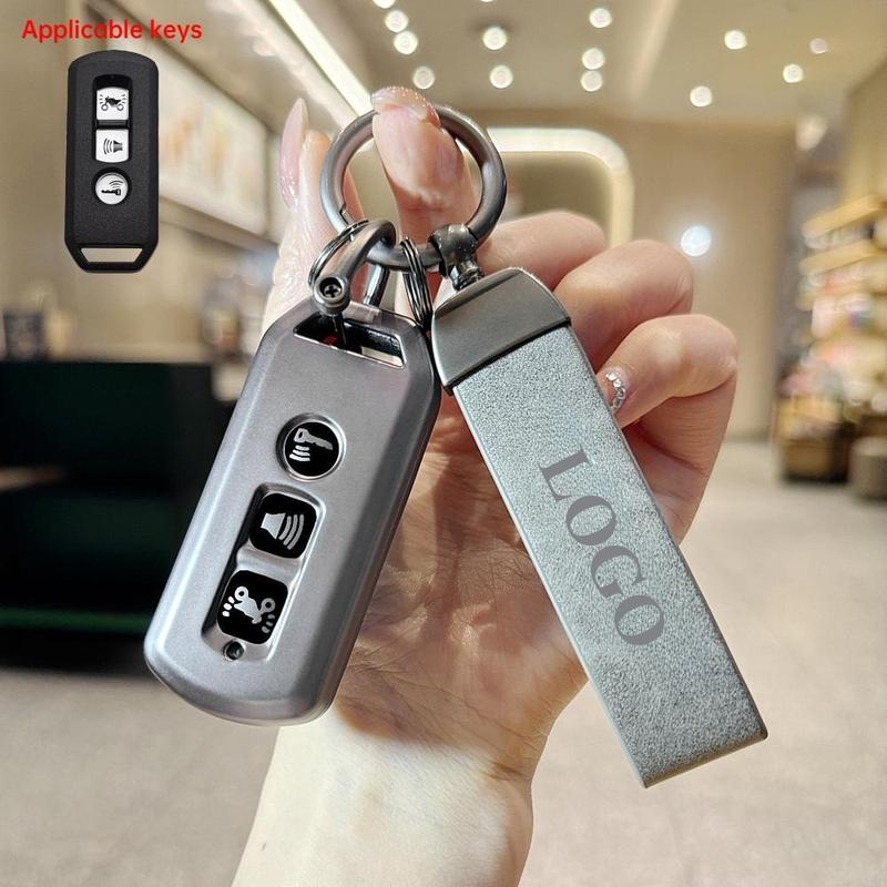  Vỏ Bọc Chìa Khóa Xe Máy TPU 3 Nút Phù Hợp Với Honda NS 125LA NS 110R PCX 150 Phụ Kiện Ô Tô Không Chìa Khóa 