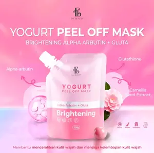 FAV Beauty Yogurt Peel Of Mask Brightening 100ml Masker Wajah Mengencangkan Mencerahkan
