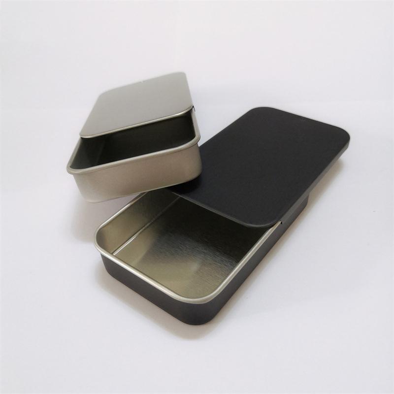 Finger Sleeve Sliding Lid Iron Box Solid Ointment Iron Box Frosted Square Sliding Iron Box Besi Sarung 3