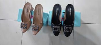 Product Review of HMF Yuiko High Heels Mules Wanita 7 cm AR08 from m**p 1