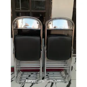 Kursi Lipat Kantor, Kursi Lipat Tenda, Kursi Lipat Sekolah Chitose Hitam