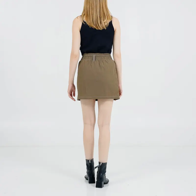 This Is April Shorts Santai Rok Celana Pendek Wanita Kekinian Richie Skirt Grey & Army 7