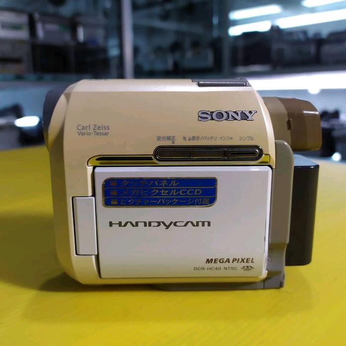 Jual HANDYCAM SONY MINI DV HC40 NTSC BUIL UP JAPAN TWO TONE RARE