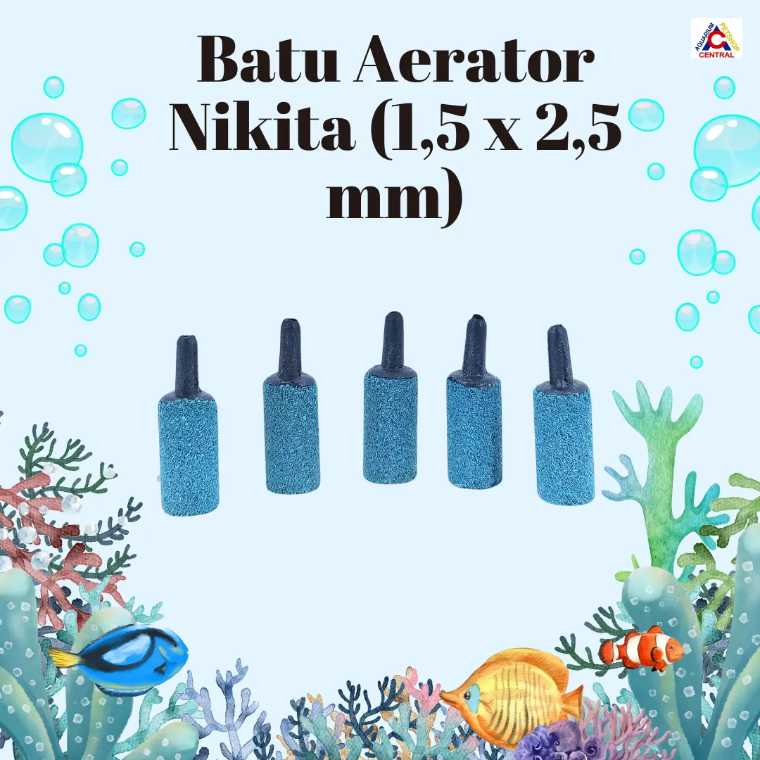 Batu Aerator/Air Stone Aquarium Nikita (1.5x2.5 mm)