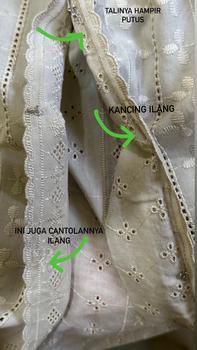 Product Review of MISTYVORI | Aziza Tunik Bordir Model Panjang Kancing Simple Muslim Wanita Atasan Dress Katun Variasi from A**a 0