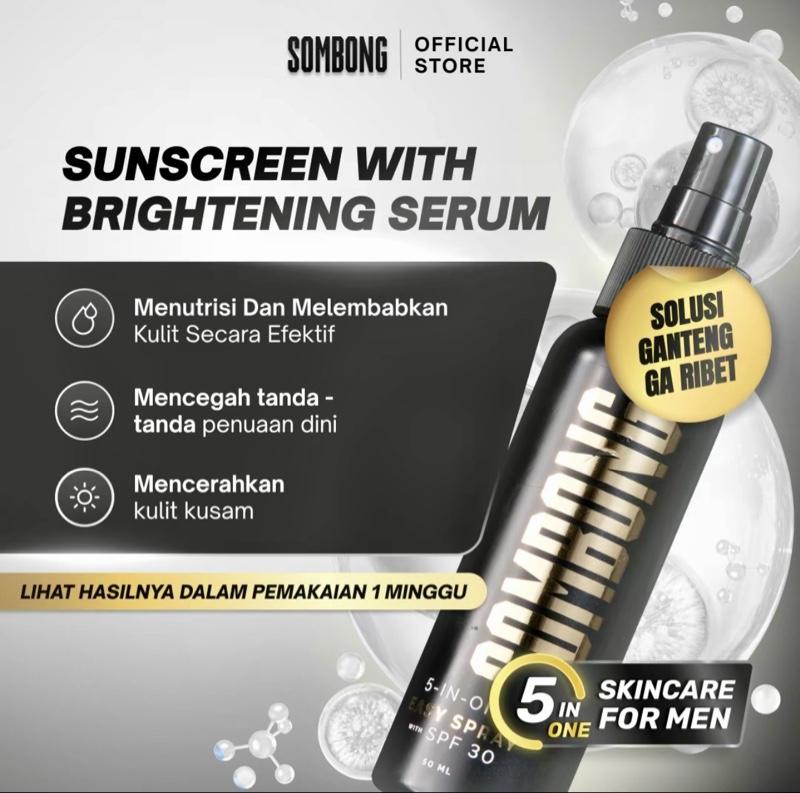 Easy Spray Suncreen SPF 30 cuci muka
