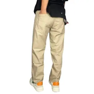 Celana Chino Kanvas Standart Pria Big Size Jumbo Non-Stretch