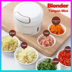 Blender  Tangan  Mini Speedy Chopper Tarik  Penghancur  Mini Food Chopper