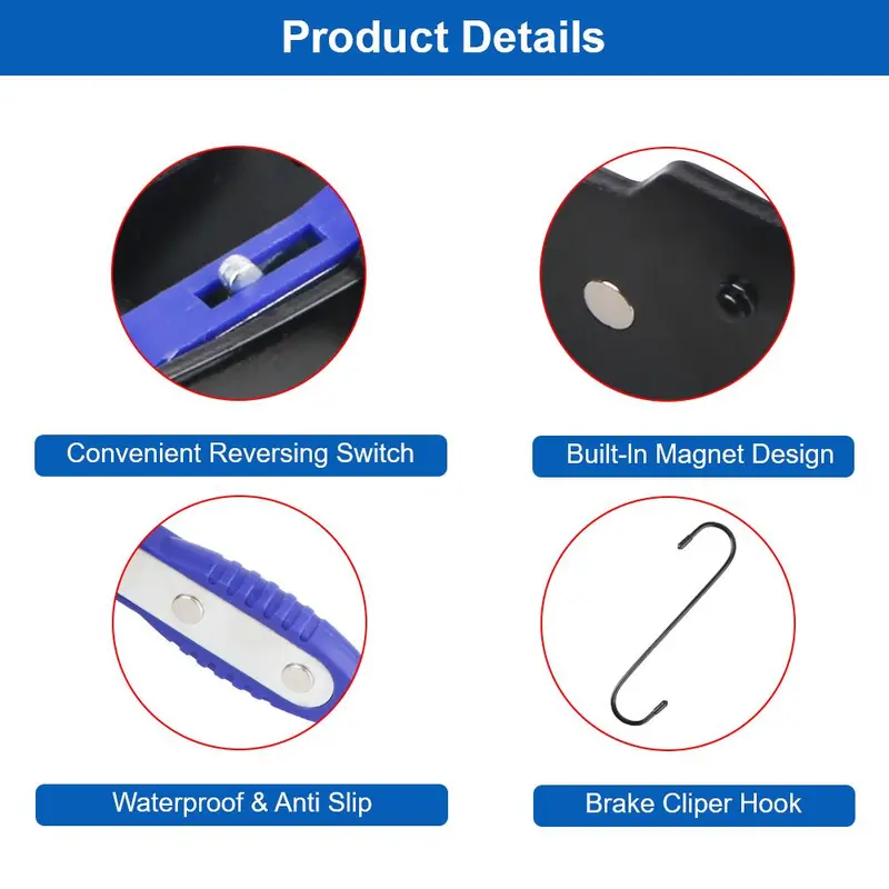 Car Disc Brake Caliper Ratchet Brake Cylinder Adjustment Tool, Durable and Reliable Convenient Universal Auto Repair Tool, Professional Car Repair Tool, Brake Parts, Mechanical Brake, Brake Lever, for Brake Plate Repair 8