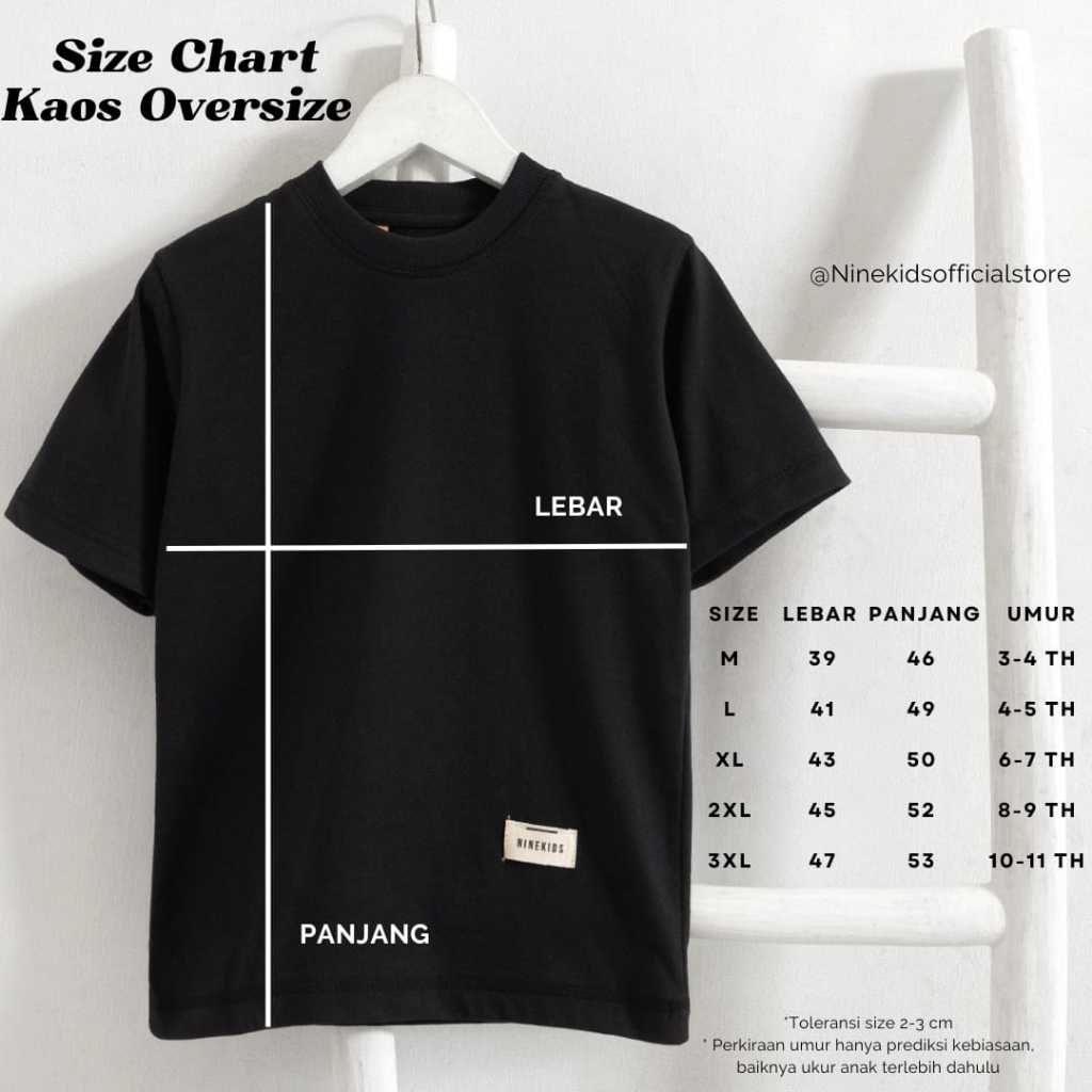 Kaos Print Travel Series - Kaos Oversize - Anak Laki-Laki & Perempuan