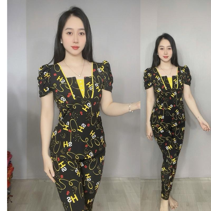 - Đồ bộ nữ thiết kế thun aty tơ - quần dài ống ôm !!!