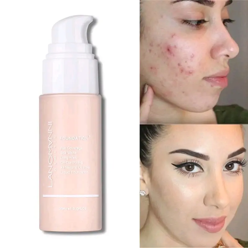 langmanni foundation full coverage Concealer Liquid
