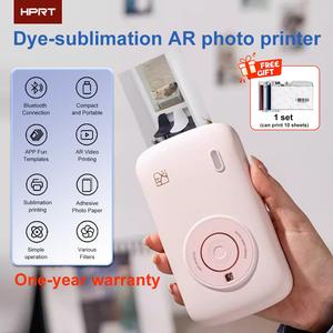 Pencetak Foto Mudah Alih Sublimasi Terma, HPRT, CP2100, Pencetak Segera, Saiz Poket, Sambungan Bluetooth