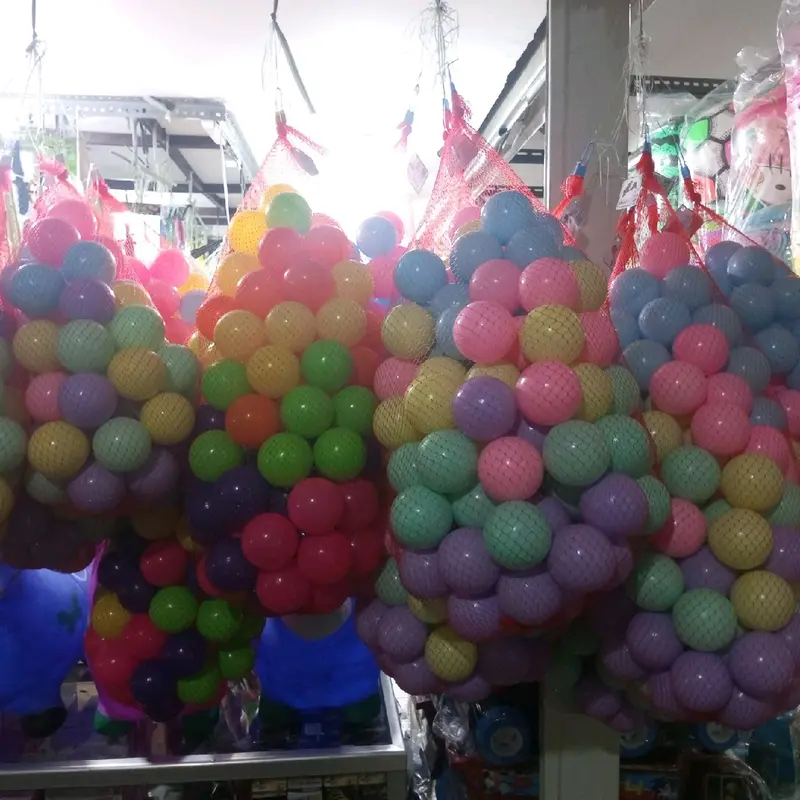 Mainan mandi Bola warna warni tebal isi 100,50,25 pcs Toys Bayi mainan bebek shower 3