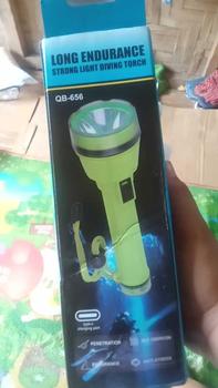 Product Review of 【COD】Diving Flashlight Waterproof Underwater 200m Rechargeable Professional Waterproof Flashlight Led Flashlight Outdoor Fishing Flashlight  Lantern Camping Lamp Super Bright from r** 0