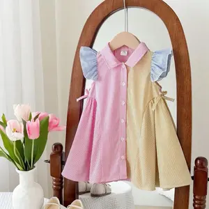 SHERINA DRESS | Dress anak perempuan katun salur casual 1-7 th