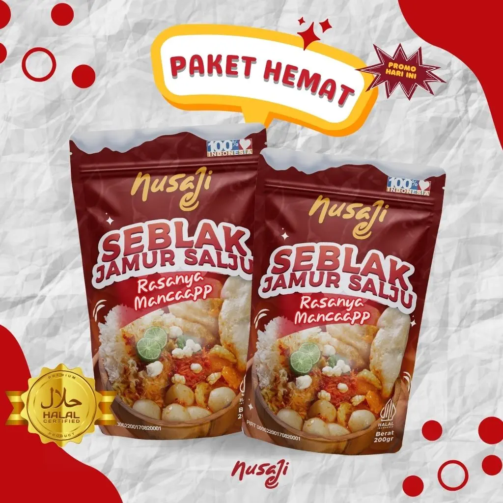 Nusaji - Paket Hemat Seblak Jamur Salju