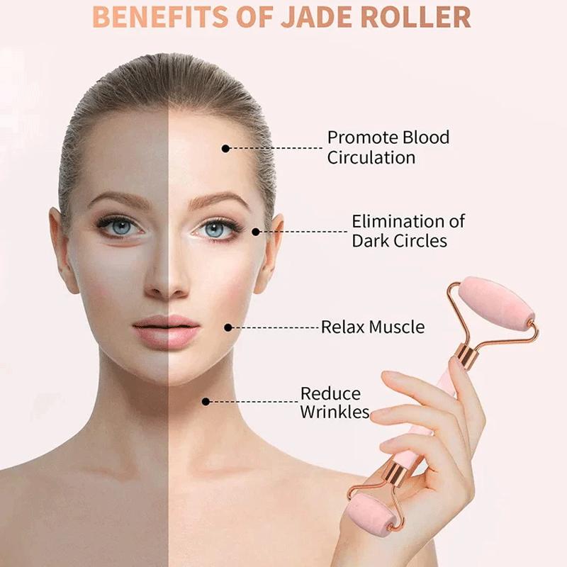 Product Introduction of 2pcs Heart Piece Scraping Board Double-Headed Resin Roller Massager Facial Beauty Massager 14