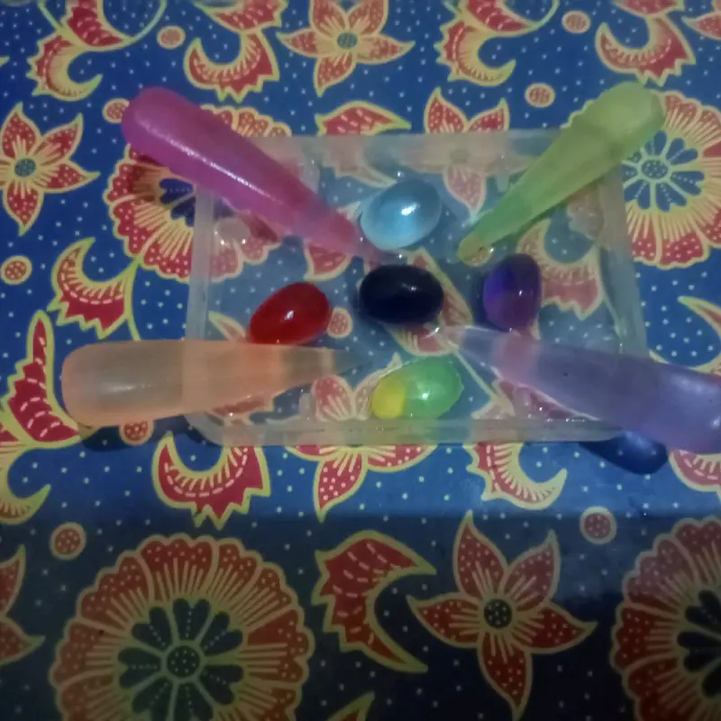 ( Alat Tusuk+1 butir guli'')guli-guli biji tasbih biji pelor Muslim 2