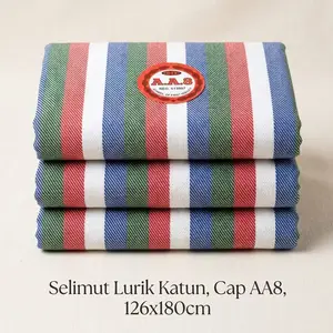 Selimut Katun Lurik Parwitex Cap AA8 Selimut Rumah Sakit