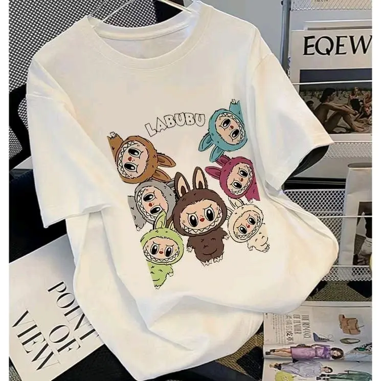 S - XXXXXXL(6XL) Kaos DISTRO BIGSIZE  Inisial LOGO Anime  Labubu full Printing OVERSIZE T-Shirt JUMBO ALL SIZE Kaos Jumbo Pria Wanita Cotton Combed Kain Katun Combed Distro kaos  wanita jumbo Sablon Tebal Pendek Coklat Hitam Putih,kaos Jumbo oversize