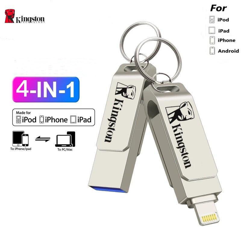 BS67 - OTG Flashdisk 1TB iOS, iPad, PC, USB 3.0, 2 IN 1, Venda Quente, Prata OTG Pen Drive FOR IPHONE Komputer 0