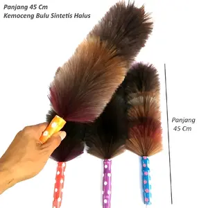 KEMOCENG BULU SINTETIS / Kemoceng Halus panjang 45 Cm
