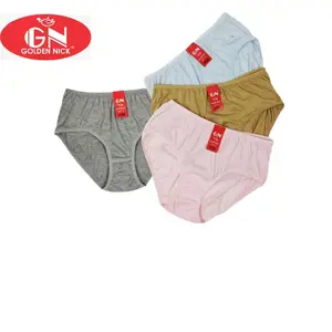 12pcs Celana Dalam Wanita Golden Nick 937 (CD) GN 937 SUPER KATUN Warna Muda