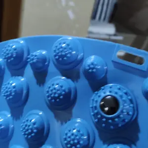 TRAILTOP Karpet Pijat Refleksi Foot Reflexion Massage Pad Alas Kaki Reflexologi Kesehatan Akupuntur Punggung Terapi Pria Biru Diameter 55cm Bahan TPE Ramah Lingkungan 3 Warna - Wanita
