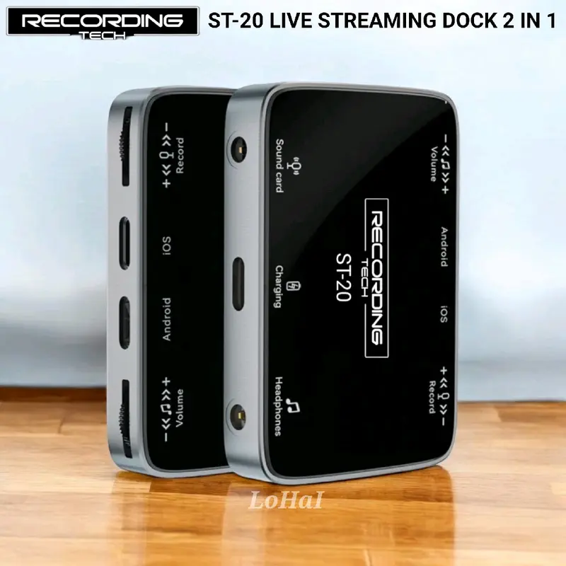 Recording Tech ST20 Live Streaming Dock 2 in 1 RT Dock ST-20 Original 0