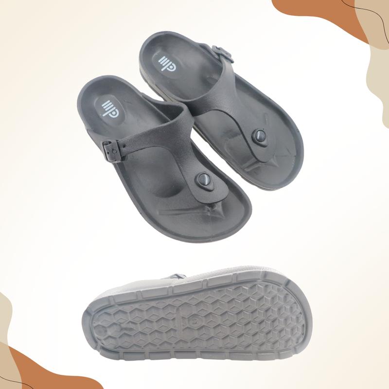 Smart Unisex Slippers in Black Color / Indoor and Outdoor Slipper (2127M) 3