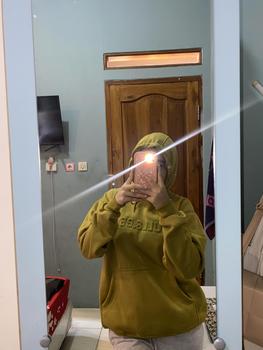 Product Review of Sweater hoodie pull bear premium gramasi 280 Pria Wanita Unisex Fleece Tebal from a**a 1