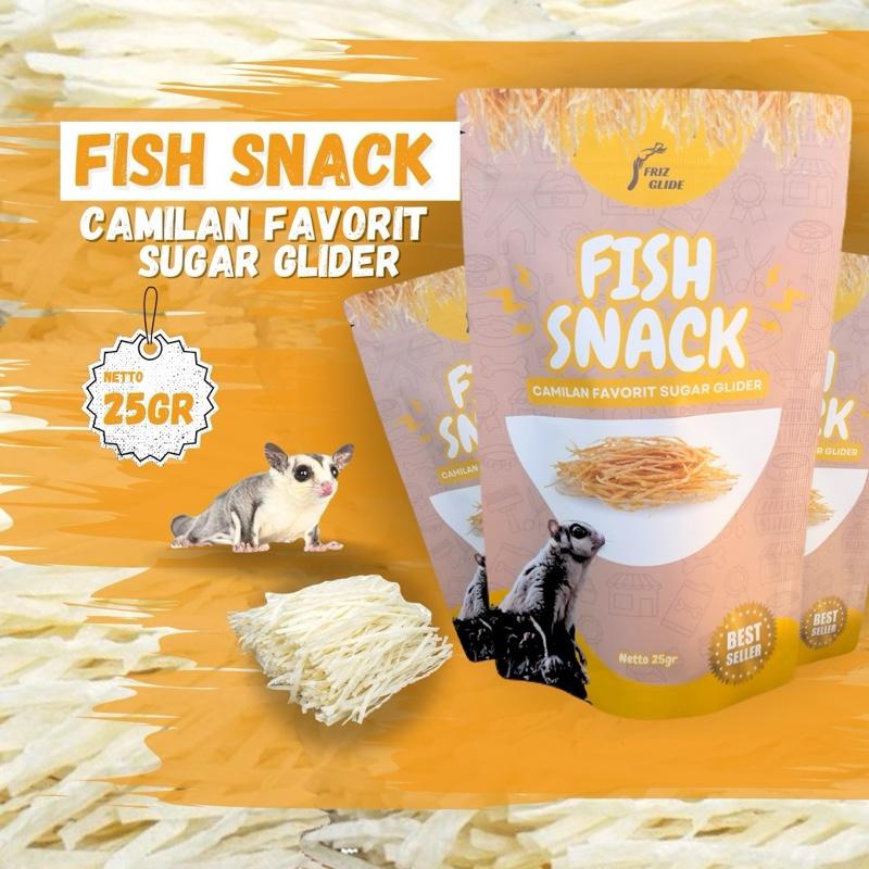 FISH SNACK SUGAR GLIDER HAMSTER LANDAK MINI TUPAI TERBANG CAMILAN ...