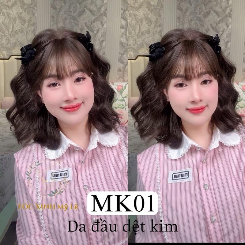 Mã MK01 : bộ tóc giả xoăn xù hippi ngắn, phiên bản móc kim thế hệ mới. chiều dài 27cm, chất tóc chịu nhiệt.
