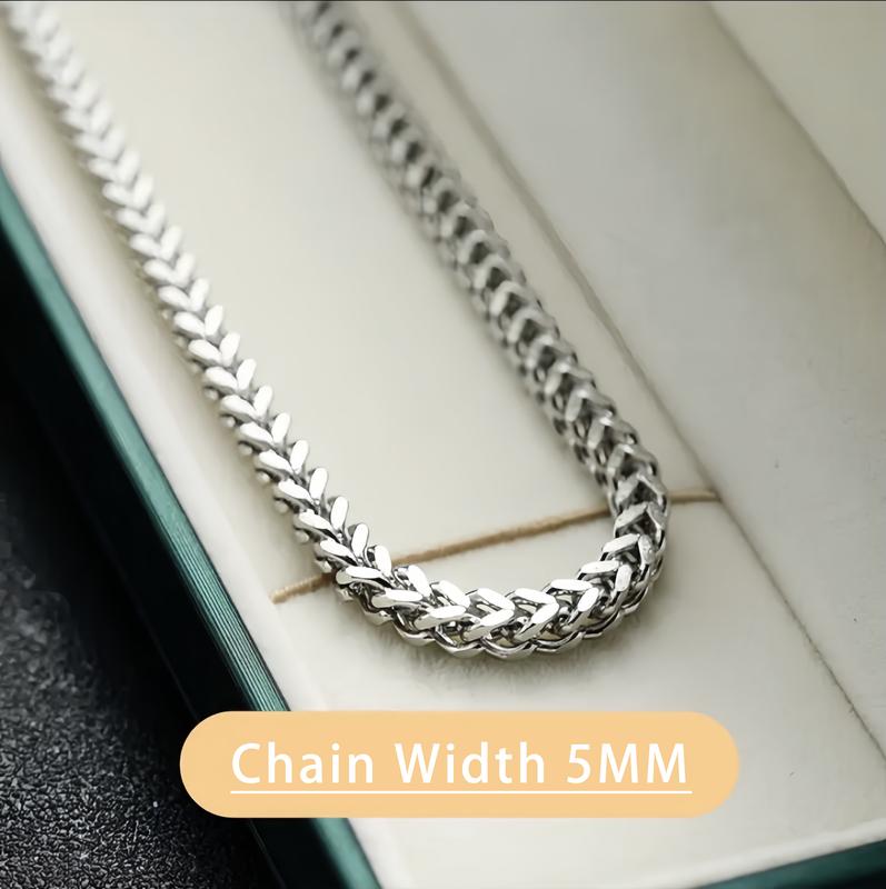 Cuban Necklace Men Trendy Hip-Hop ins Niche Design High Street Simple Unique Clavicle Chain 3
