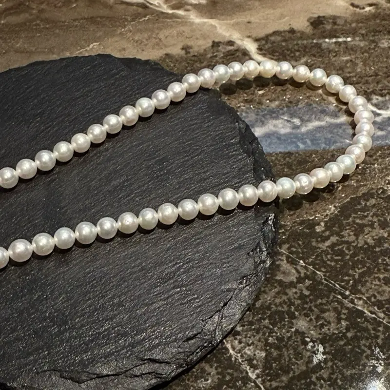 3mm Mini Freshwater Pearl Necklace Cute & Elegant