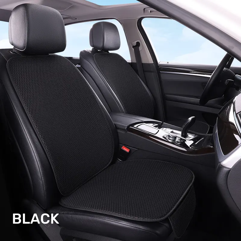 Universal car seat cushion, massage mesh material anti slip and breathable, car seat cushion+backrest cushion, universal car models, spring and summer car interior accessories