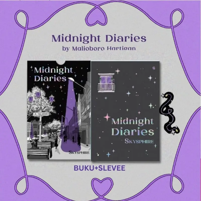 Buku Novel Midnight Diaries by Malioboro Hartigan Hardcover 1