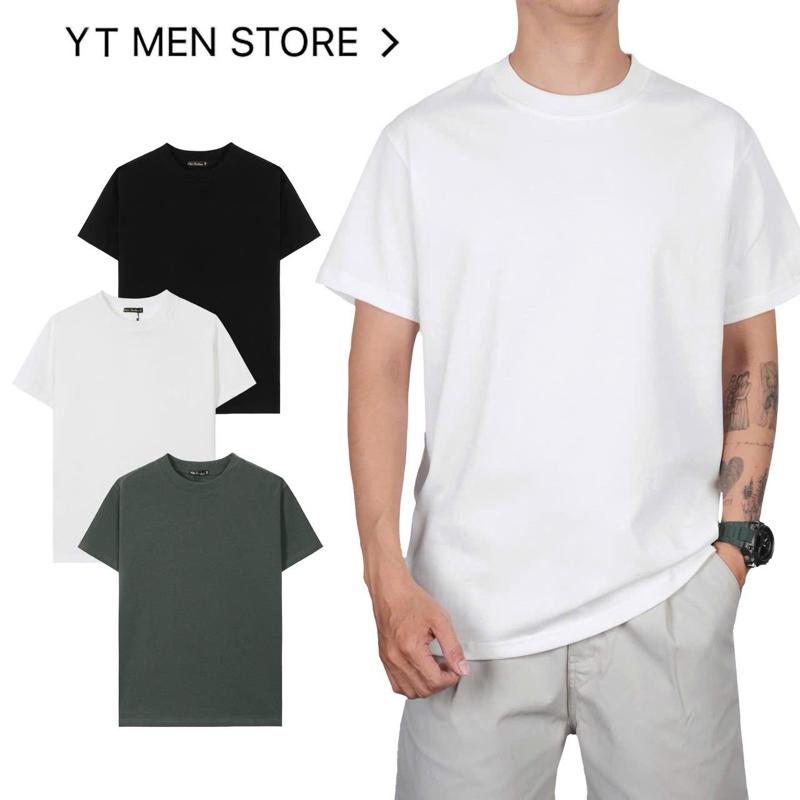 YT MEN STORE Áo phông trơn chất vải cotton dày đẹp phù hợp nam và nữ nhiều màu sắc