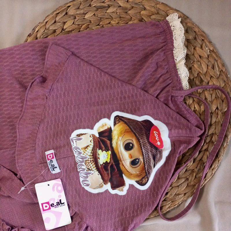 HIJAB ANAK L4BUBU QIRANI DAHI KERUT RENDA (3-8THN) ORI DE.AL 3