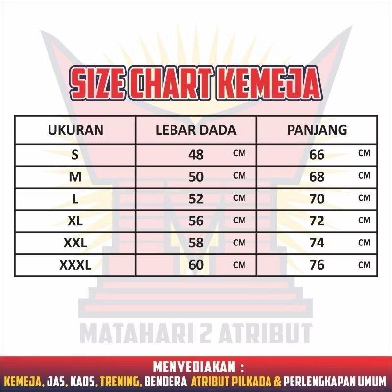 KEMEJA PMI SD SMP SMA KSR PEMBINA FREE NAMA