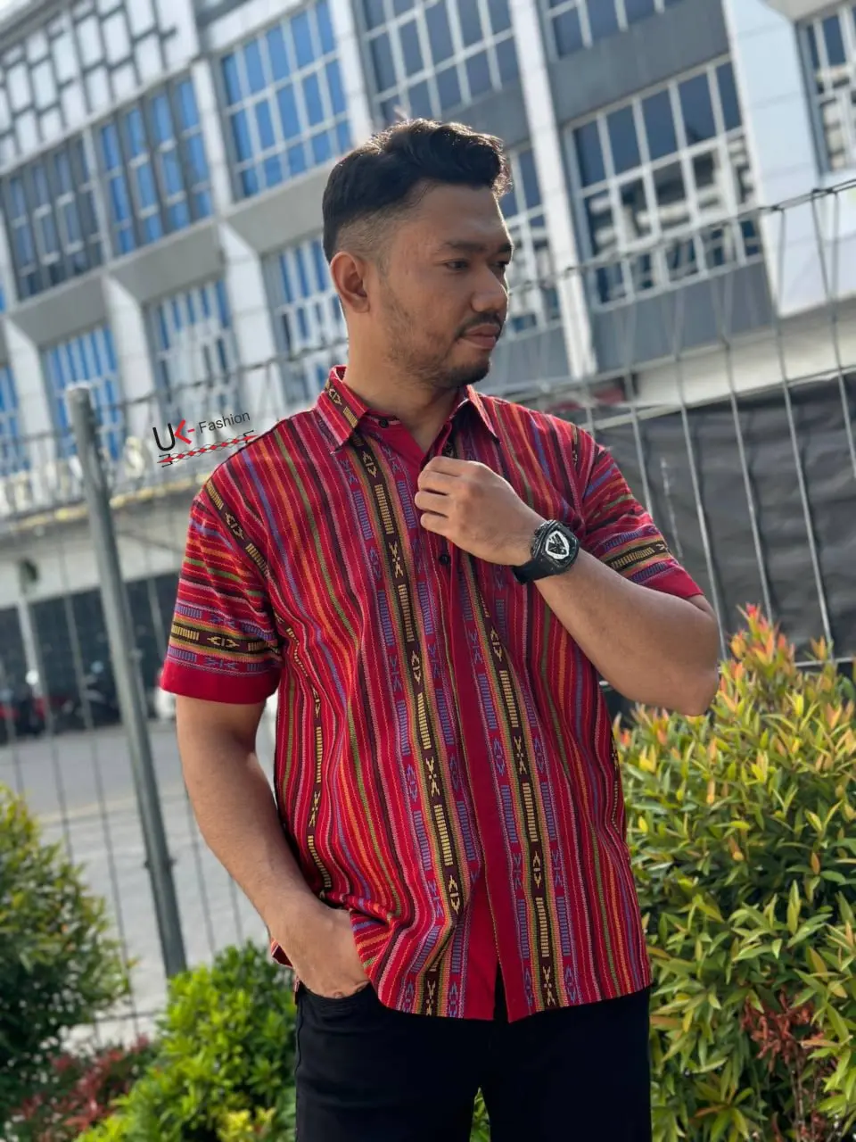 Kemeja Mangiring Lengan Pendek